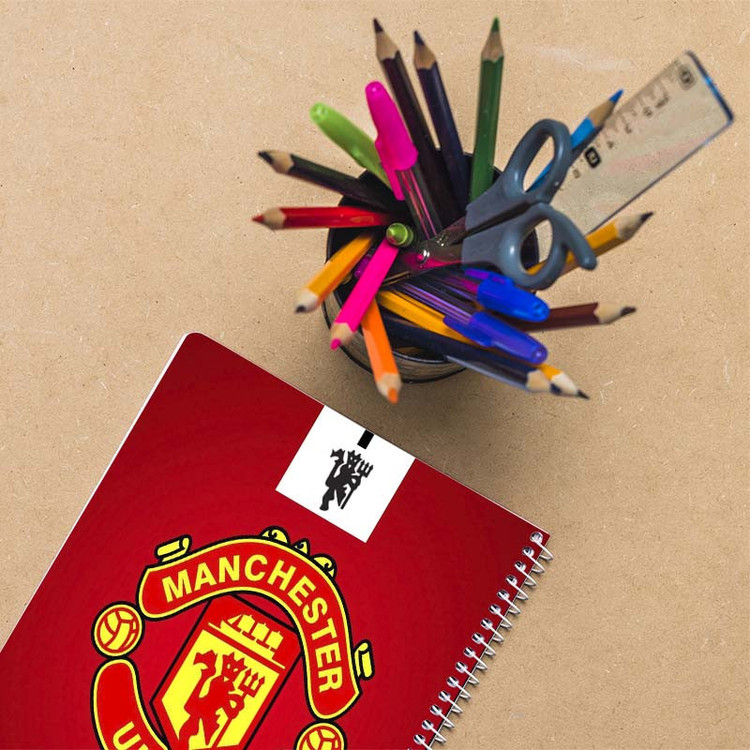 دفتر نقاشی 50 برگ کارنیکا طرح منچستر یونایتد Manchester United کد 11379 مجموعه 4 عددی