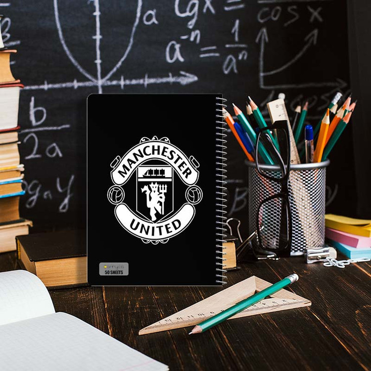 دفتر نقاشی 50 برگ کارنیکا طرح منچستر یونایتد Manchester United کد 11379 مجموعه 4 عددی