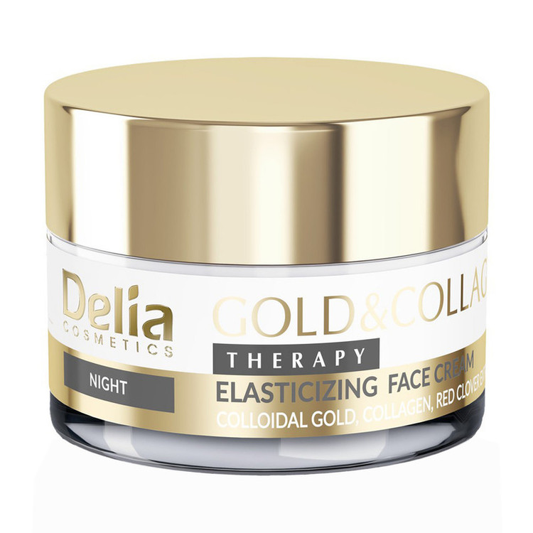 کرم ضد چروک دلیا مدل GOLD COLLAGEN مناسب برای انواع پوست حجم 50 میلی لیتر
