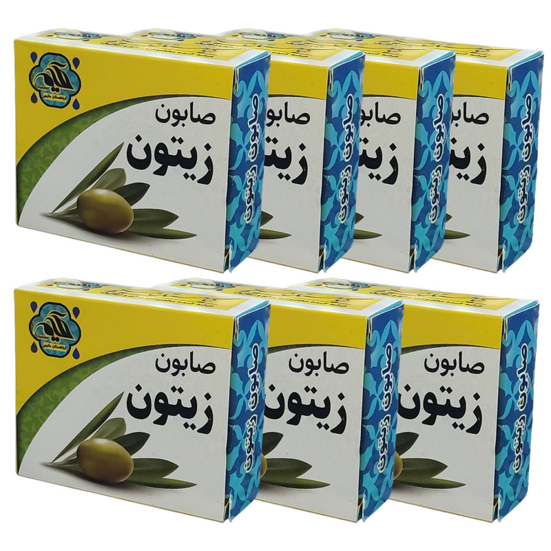 صابون شستشو گیاهستان حکیم مدل زیتون وزن 70 گرم بسته هفت عددی