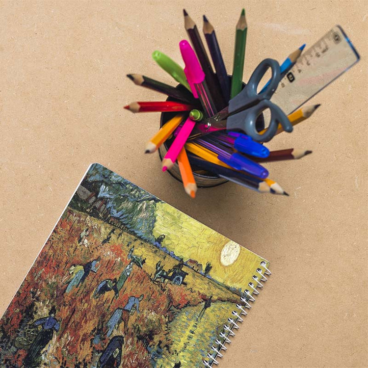 دفتر نقاشی 50 برگ کارنیکا طرح نقاشیهای ونگوگ Van Gogh Paintings کد 55872 مجموعه 4 عددی