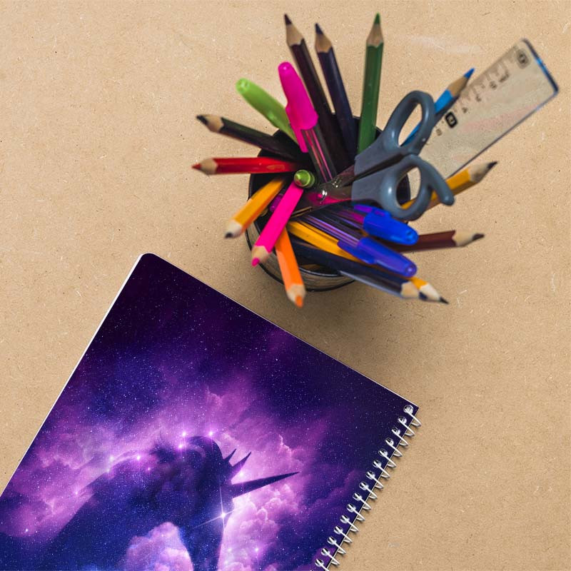 دفتر نقاشی 50 برگ کارنیکا طرح یونیکورن Unicorn کد 44505 مجموعه 4 عددی