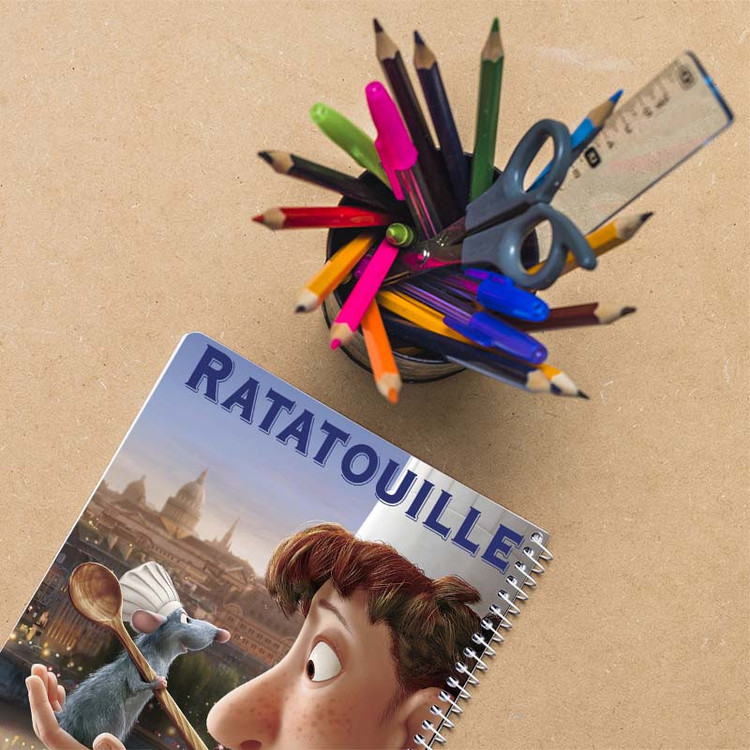 دفتر نقاشی 50 برگ کارنیکا طرح راتاتوی Ratatouille کد 61856 مجموعه 4 عددی
