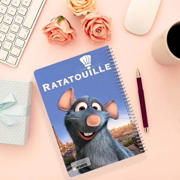 دفتر نقاشی 50 برگ کارنیکا طرح راتاتوی Ratatouille کد 61856 مجموعه 4 عددی