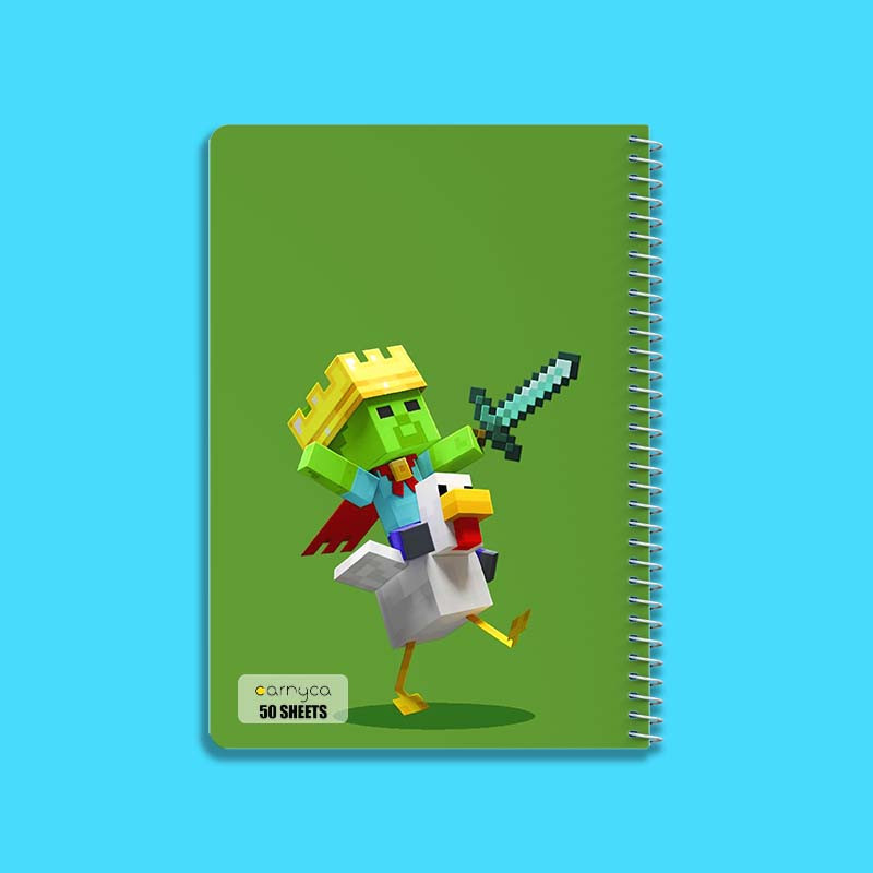 دفتر نقاشی 50 برگ کارنیکا طرح ماینکرفت Minecraft کد 41489 مجموعه 4 عددی