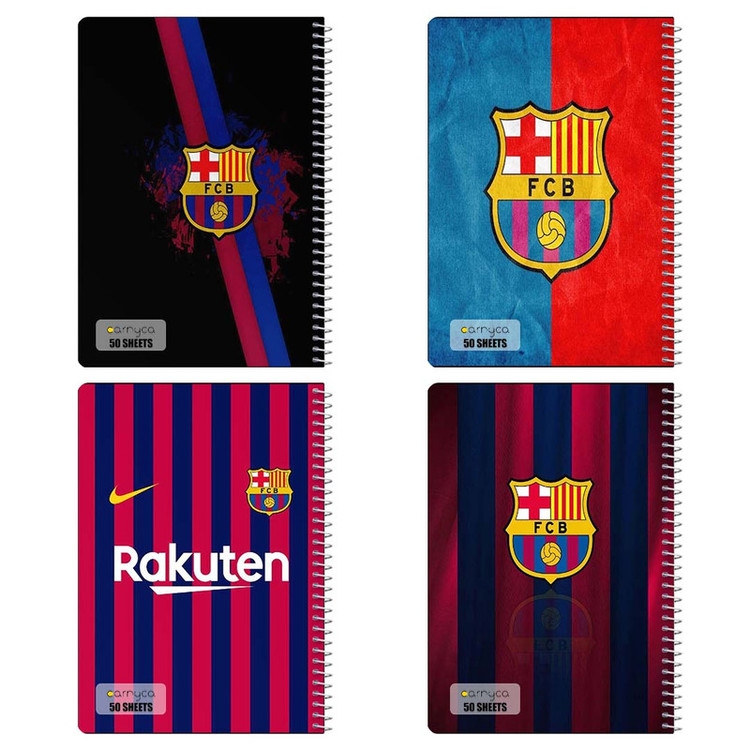 دفتر نقاشی 50 برگ کارنیکا طرح بارسلونا Barcelona کد 31735 مجموعه 4 عددی