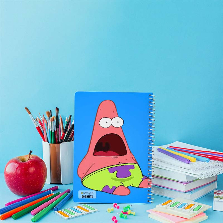 دفتر نقاشی 50 برگ کارنیکا طرح spong bob کد 41449 مجموعه 4 عددی