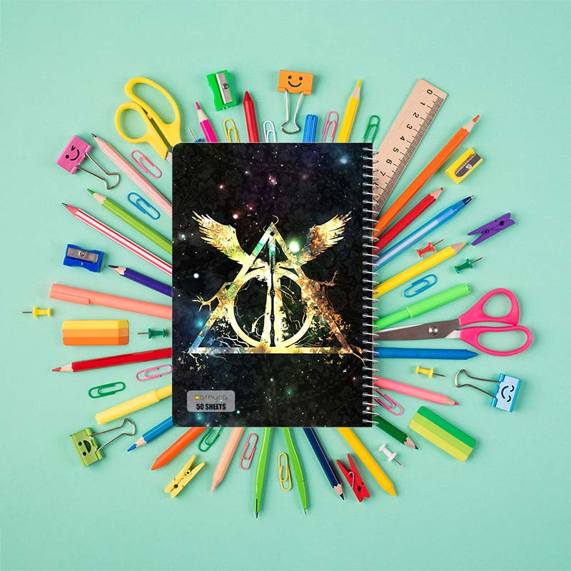 دفتر نقاشی 50 برگ کارنیکا طرح هری پاتر Harry Potter کد 67527 مجموعه 4 عددی