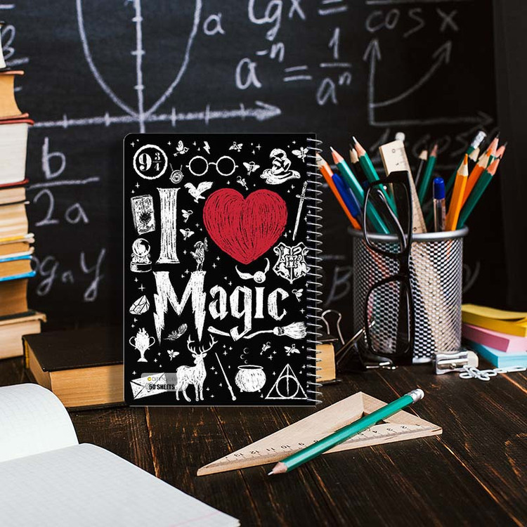 دفتر نقاشی 50 برگ کارنیکا طرح هری پاتر Harry Potter کد 67527 مجموعه 4 عددی