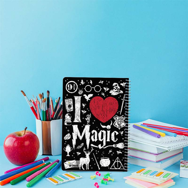 دفتر نقاشی 50 برگ کارنیکا طرح هری پاتر Harry Potter کد 67527 مجموعه 4 عددی