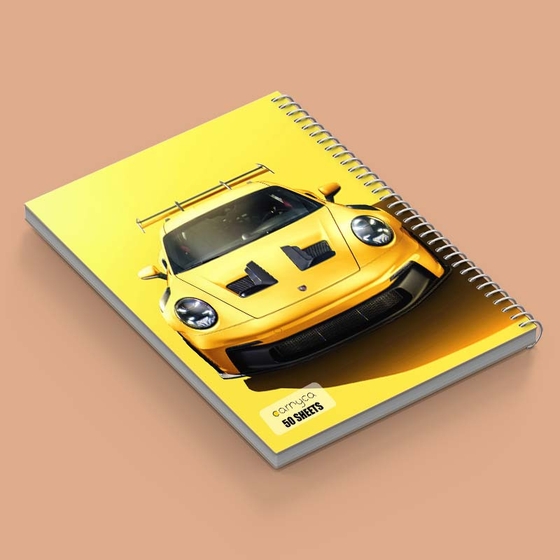 دفتر نقاشی 50 برگ کارنیکا طرح پورشه Porsche کد 62709 مجموعه 4 عددی