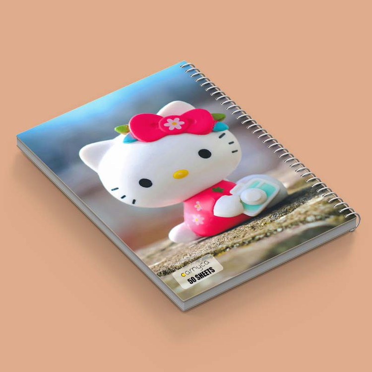 دفتر نقاشی 50 برگ کارنیکا طرح هلو کیتی hello kitty کد 71455 مجموعه 4 عددی