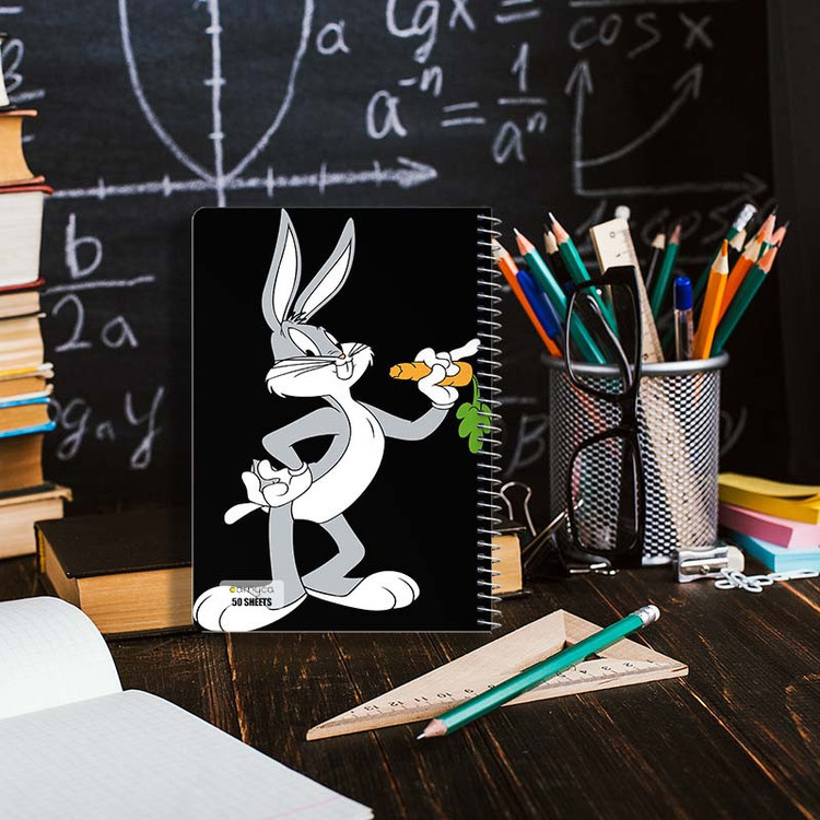دفتر نقاشی 50 برگ کارنیکا طرح باگز بانی The Bugs Bunny کد 82680 مجموعه 4 عددی