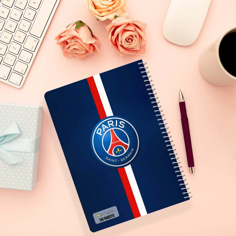 دفتر نقاشی 50 برگ کارنیکا طرح پاریسنژرمن Paris Saint Germain کد 19239 مجموعه 4 عددی