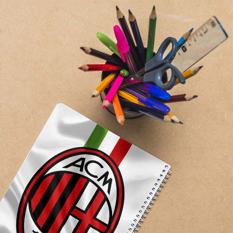 دفتر نقاشی 50 برگ کارنیکا طرح آ.ث. میلان AC Milan کد 70830 مجموعه 4 عددی
