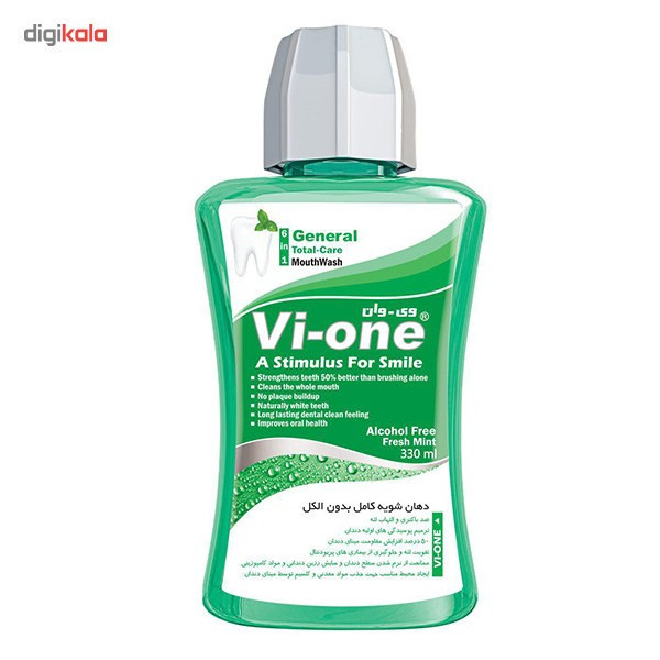 دهان شویه وی وان مدل General Fresh Mint حجم 330 میلی لیتر