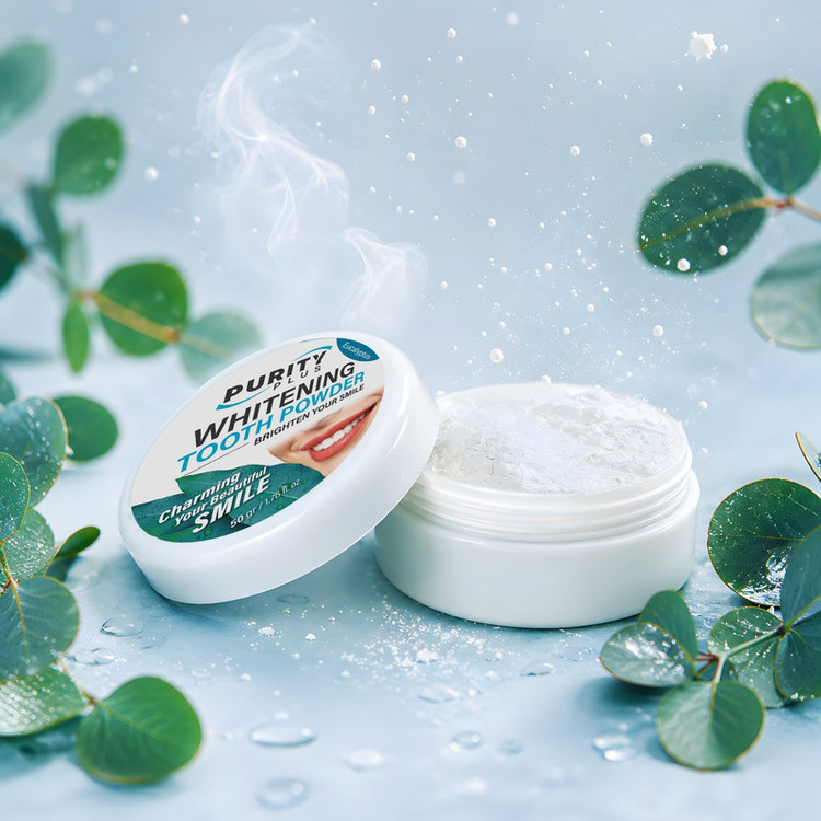 پودر سفیدکننده دندان پیوریتی پلاس مدل Eucalyptus وزن ۵۰ گرم
