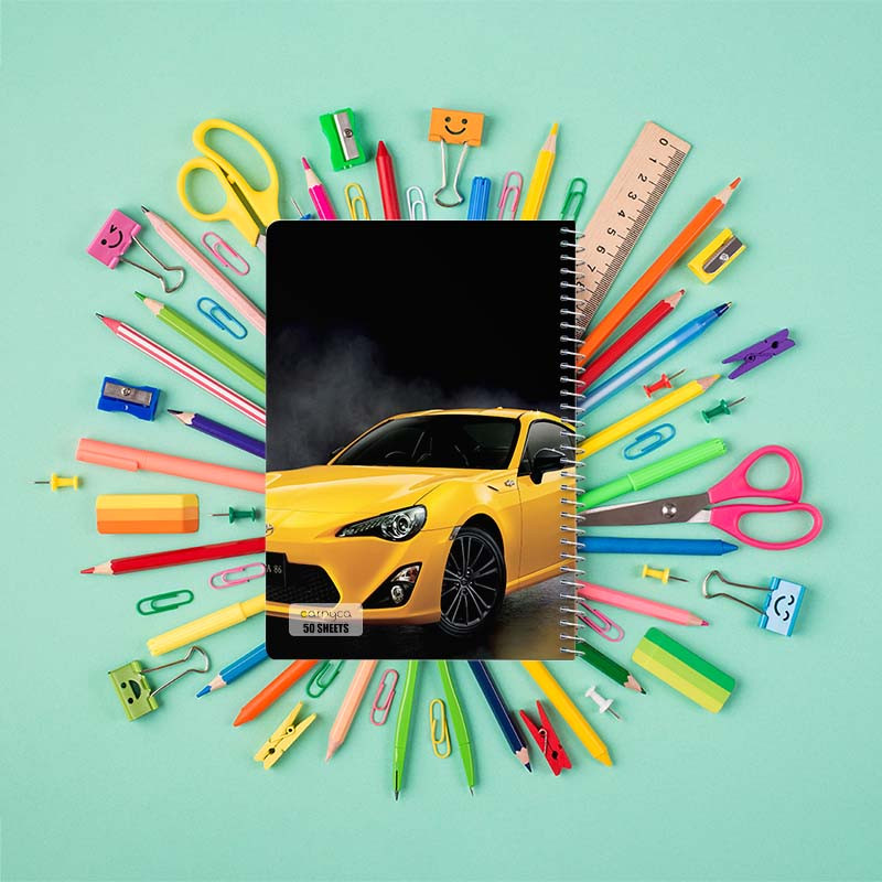 دفتر نقاشی 50 برگ کارنیکا طرح تویوتا جیتی ۸۶ Toyota GT86 کد 66489 مجموعه 4 عددی