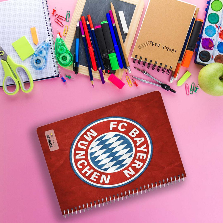 دفتر نقاشی 50 برگ کارنیکا طرح بایرن مونیخ Bayern Munich کد 69952 مجموعه 4 عددی