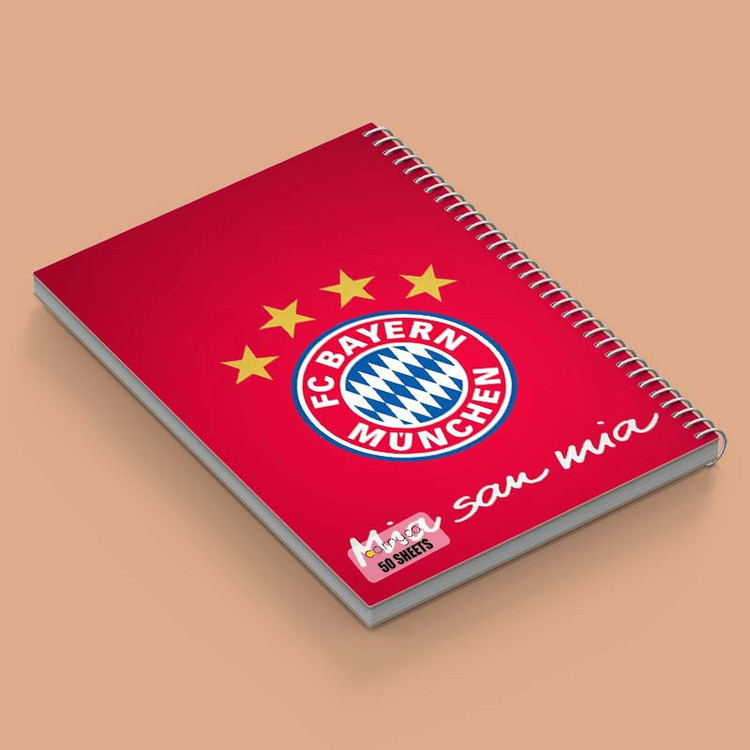 دفتر نقاشی 50 برگ کارنیکا طرح بایرن مونیخ Bayern Munich کد 69952 مجموعه 4 عددی