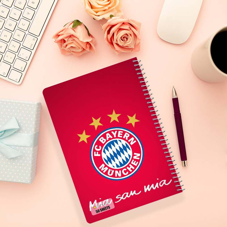 دفتر نقاشی 50 برگ کارنیکا طرح بایرن مونیخ Bayern Munich کد 69952 مجموعه 4 عددی