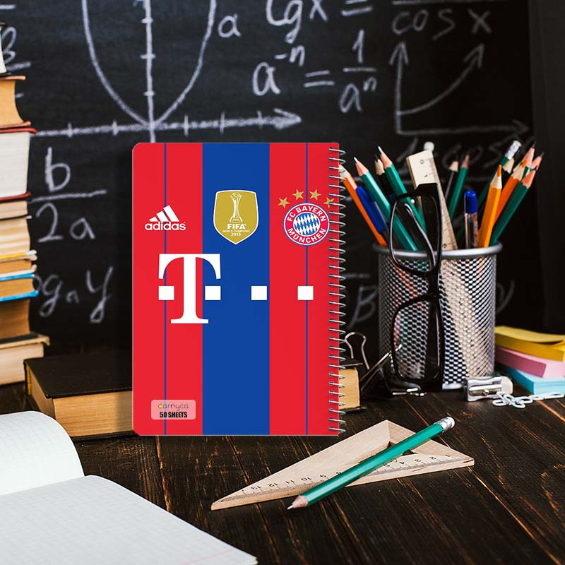 دفتر نقاشی 50 برگ کارنیکا طرح بایرن مونیخ Bayern Munich کد 69952 مجموعه 4 عددی
