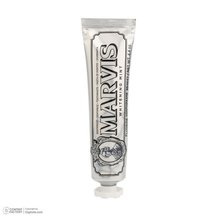 خمیر دندان سفید کننده مارویس مدل WHITENING MINT حجم 85 میلی لیتر