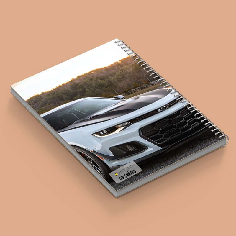 دفتر نقاشی 50 برگ کارنیکا طرح شورولت کامارو Chevrolet Camaro کد 90296 مجموعه 4 عددی