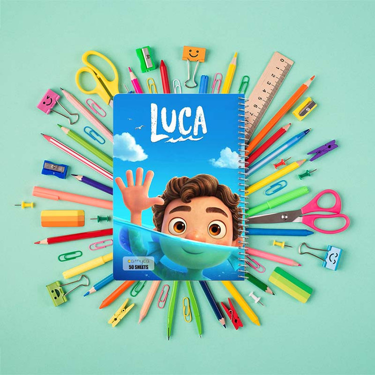 دفتر نقاشی 50 برگ کارنیکا طرح Luca کد 19580 مجموعه 4 عددی