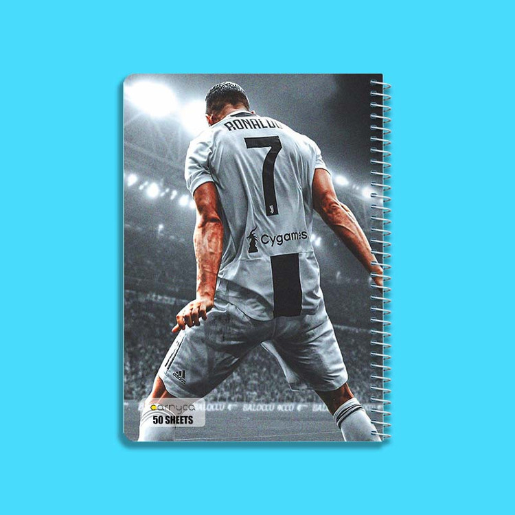 دفتر نقاشی 50 برگ کارنیکا طرح رونالدو Ronaldo کد 59143 مجموعه 4 عددی