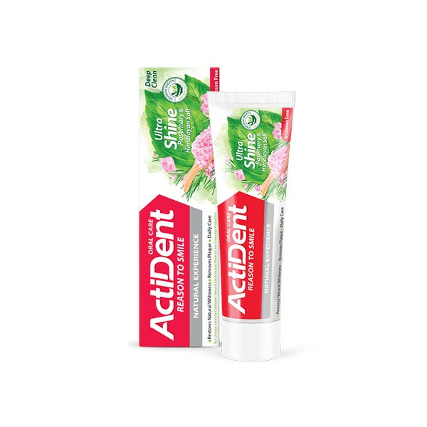 خمیر دندان اکتیدنت مدل Ultra Shine -Ultra Fresh وزن 100 گرم بسته 2 عددی