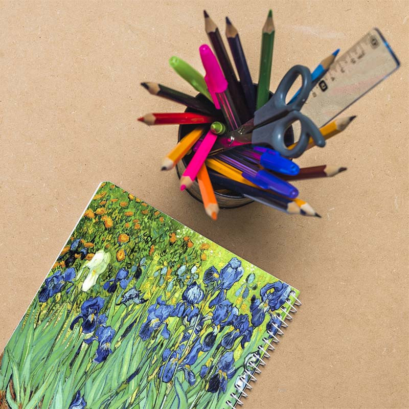 دفتر نقاشی 50 برگ کارنیکا طرح نقاشیهای ونگوگ Van Gogh Paintings کد 11488 مجموعه 4 عددی