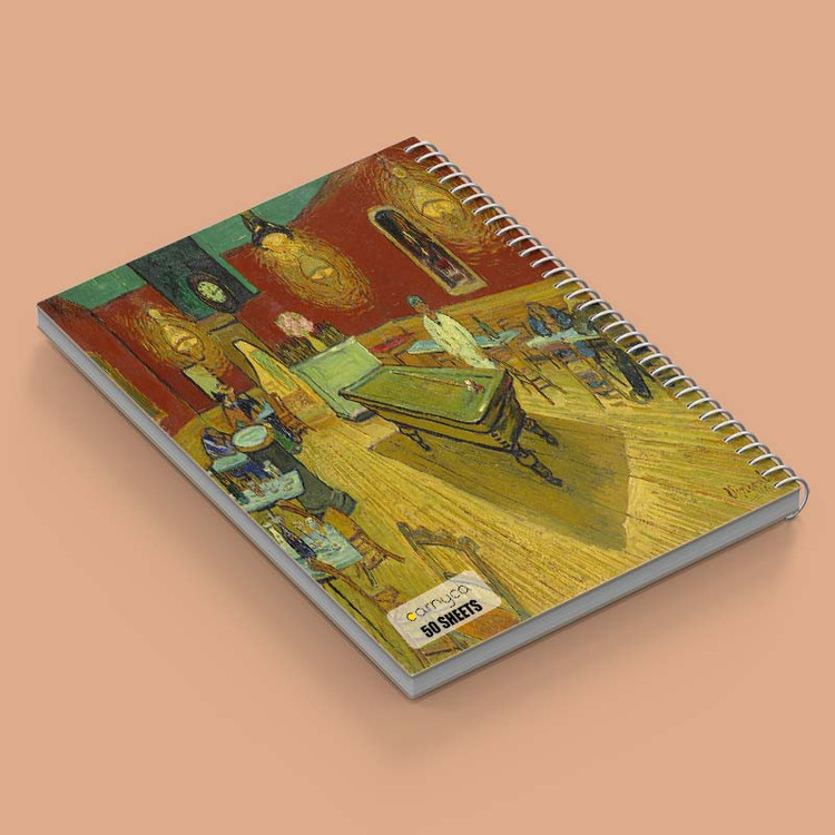 دفتر نقاشی 50 برگ کارنیکا طرح نقاشیهای ونگوگ Van Gogh Paintings کد 66652 مجموعه 4 عددی