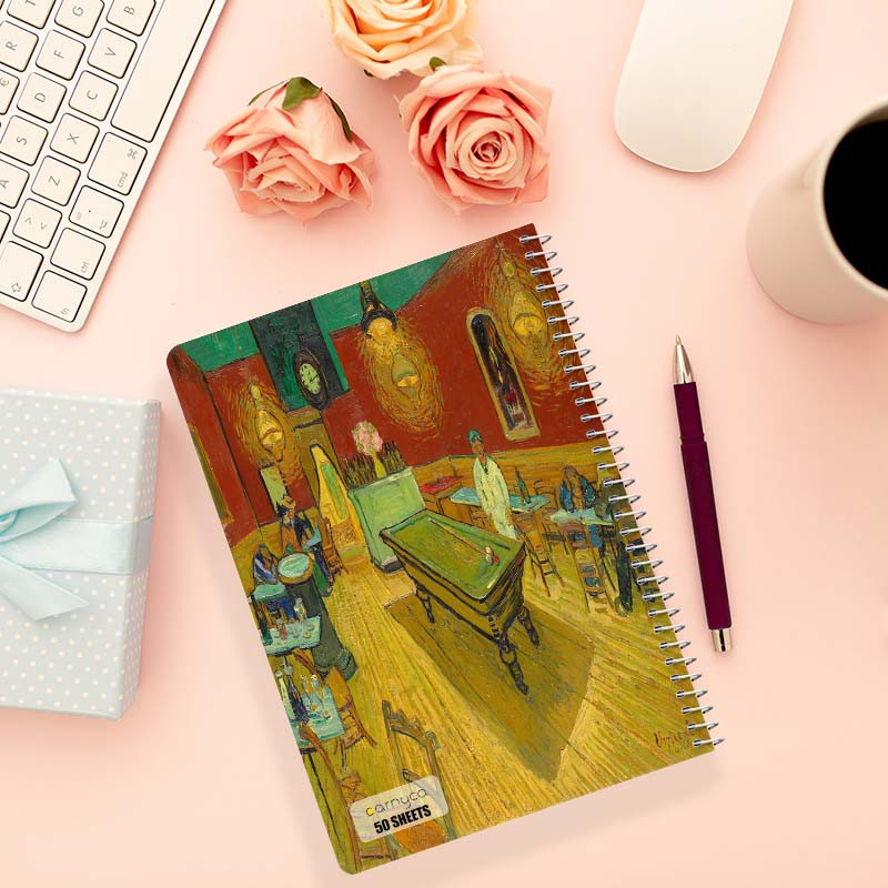 دفتر نقاشی 50 برگ کارنیکا طرح نقاشیهای ونگوگ Van Gogh Paintings کد 66652 مجموعه 4 عددی