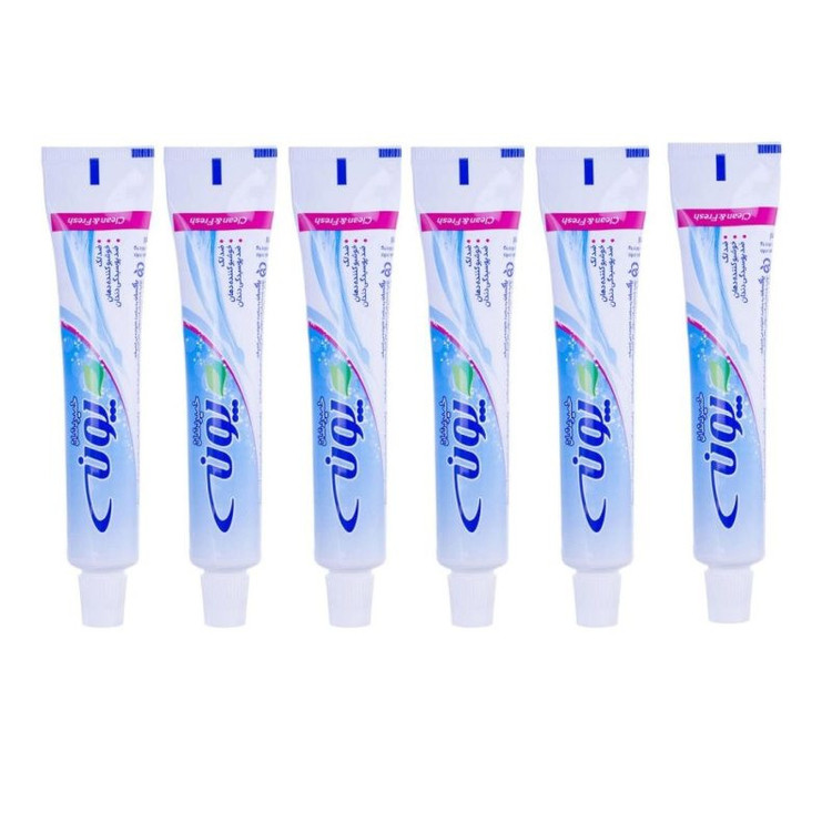 خمیر دندان پونه مدل Clean And Fresh حجم 50 میلی لیتر بسته 6 عددی
