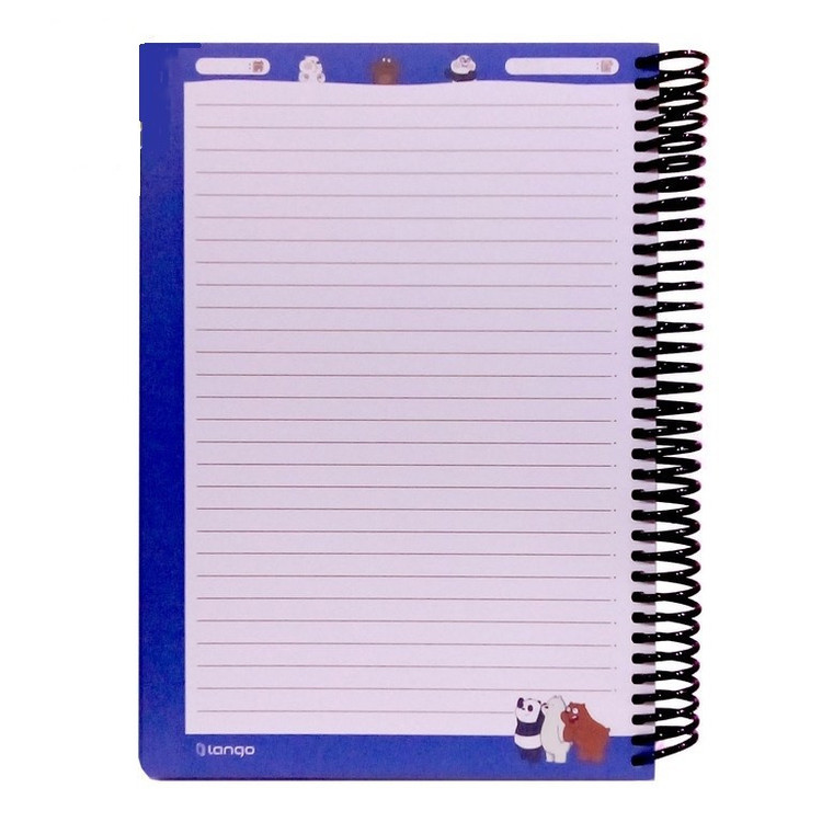 دفتر مشق 100 برگ سیمی مدل لانگو WE BARE BEARS 2 کد ch-790