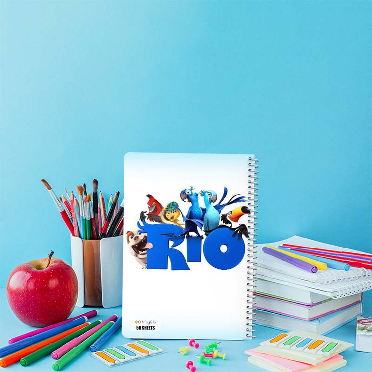 دفتر نقاشی 50 برگ کارنیکا طرح ریو Rio کد 51816 مجموعه 4 عددی