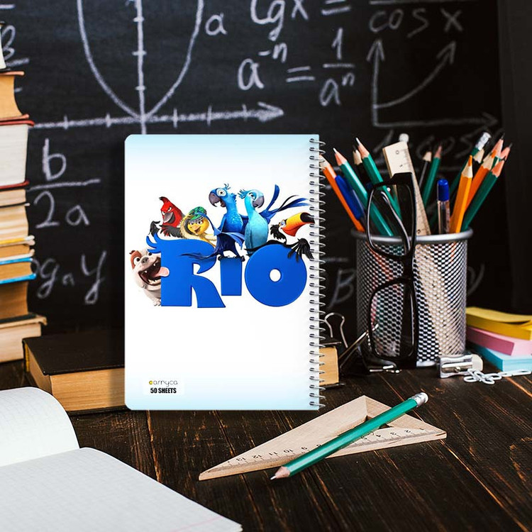 دفتر نقاشی 50 برگ کارنیکا طرح ریو Rio کد 51816 مجموعه 4 عددی