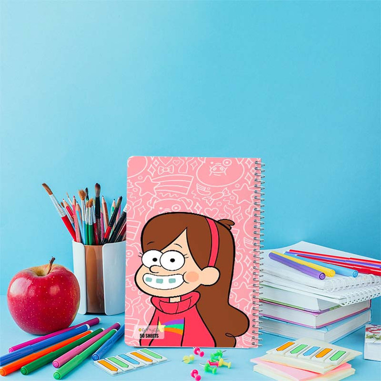 دفتر نقاشی 50 برگ کارنیکا طرح Gravity Falls کد 26437 مجموعه 4 عددی