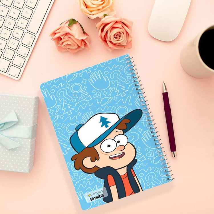 دفتر نقاشی 50 برگ کارنیکا طرح Gravity Falls کد 26437 مجموعه 4 عددی