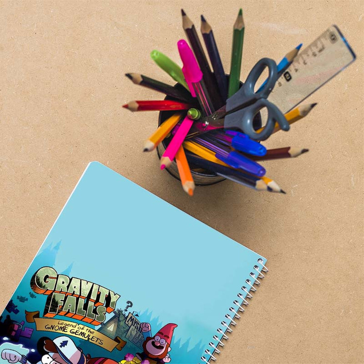 دفتر نقاشی 50 برگ کارنیکا طرح Gravity Falls کد 26437 مجموعه 4 عددی