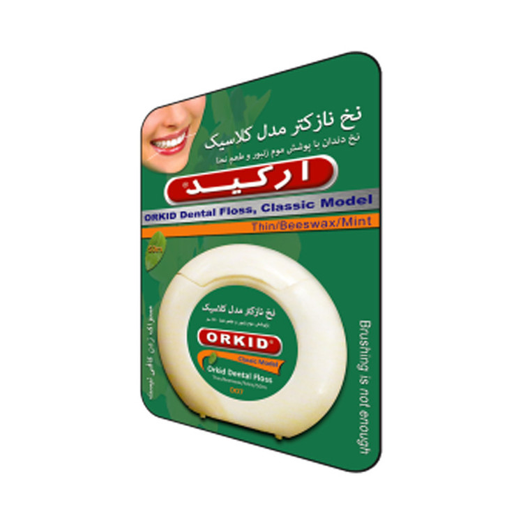 نخ دندان نازک تر ارکید مدل کلاسیک بسته 2 عددی