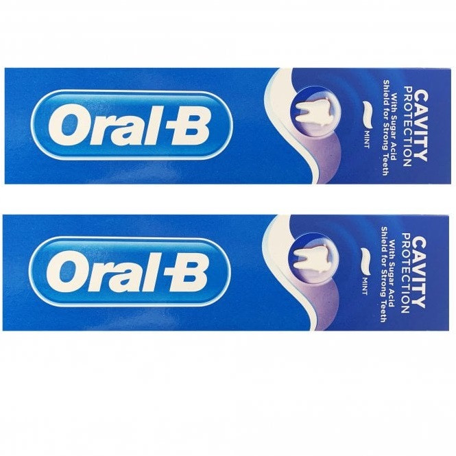 خمیر دندان اورال -بی مدل Cavity حجم 100 میلی لیتر مجموعه دو عددی