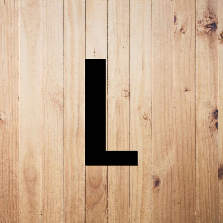 تابلو راهنما آژنگ طرح حروف لاتین کدL-339