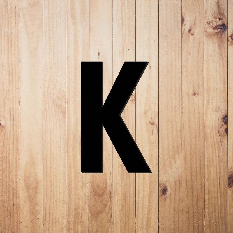 تابلو راهنما آژنگ طرح حروف لاتین کدK-338