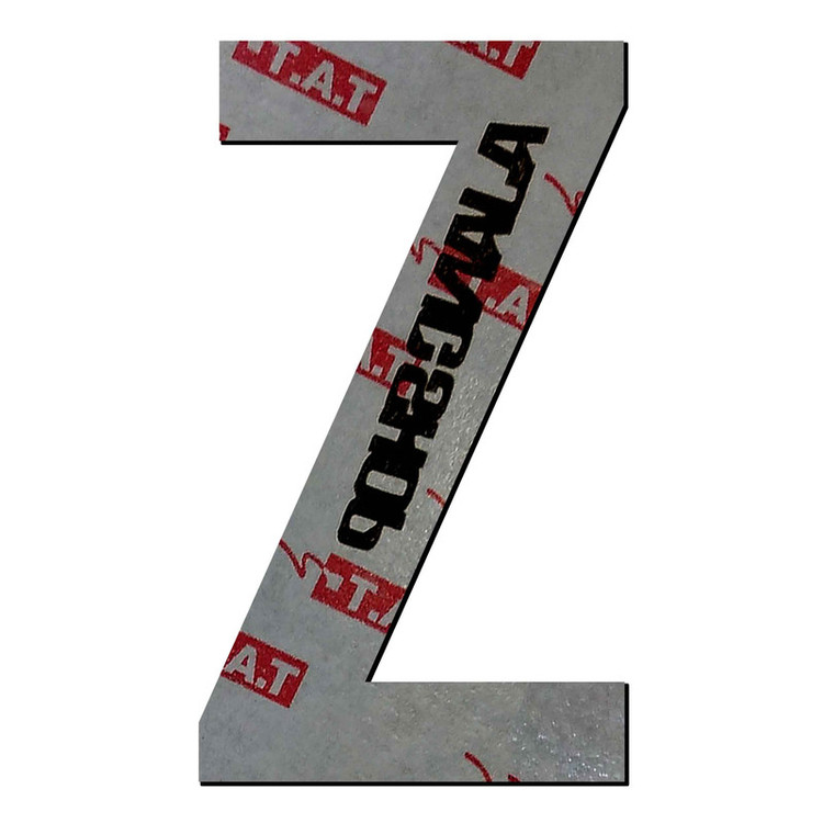 تابلو راهنما آژنگ طرح حروف لاتین کدZ-348