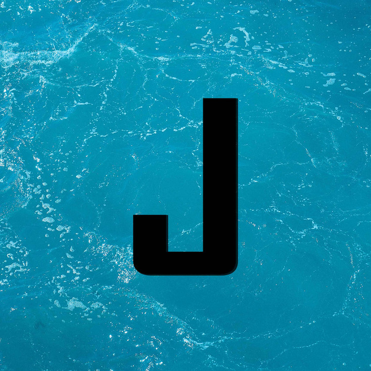 تابلو نشانگر آژنگ طرح مستطیل مدل حروف لاتین کدJ-337
