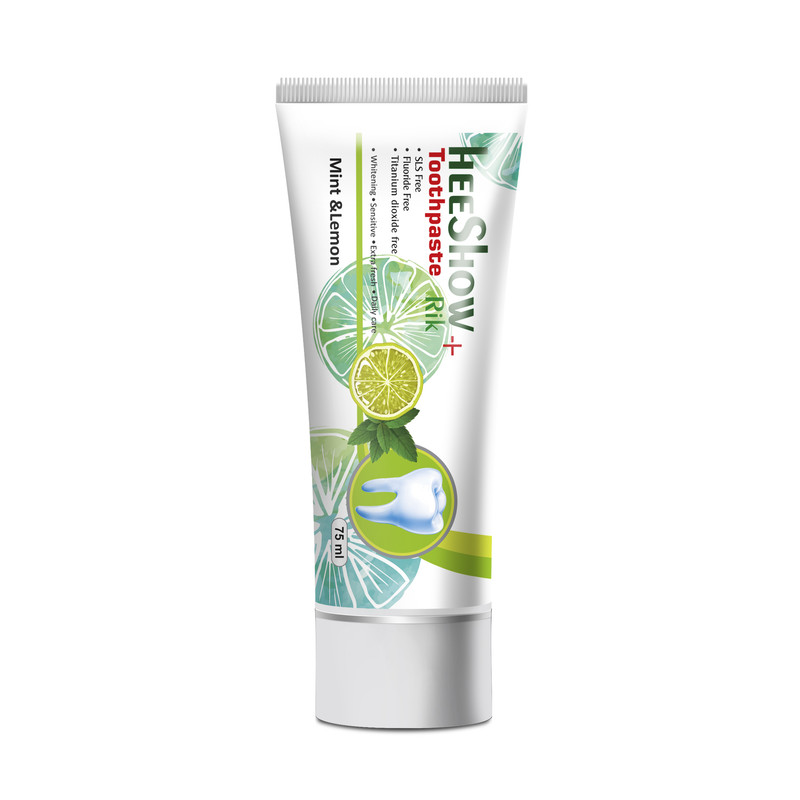 خمیر دندان هیشو ریک مدل mint & lemon حجم 75 میلی لیتر