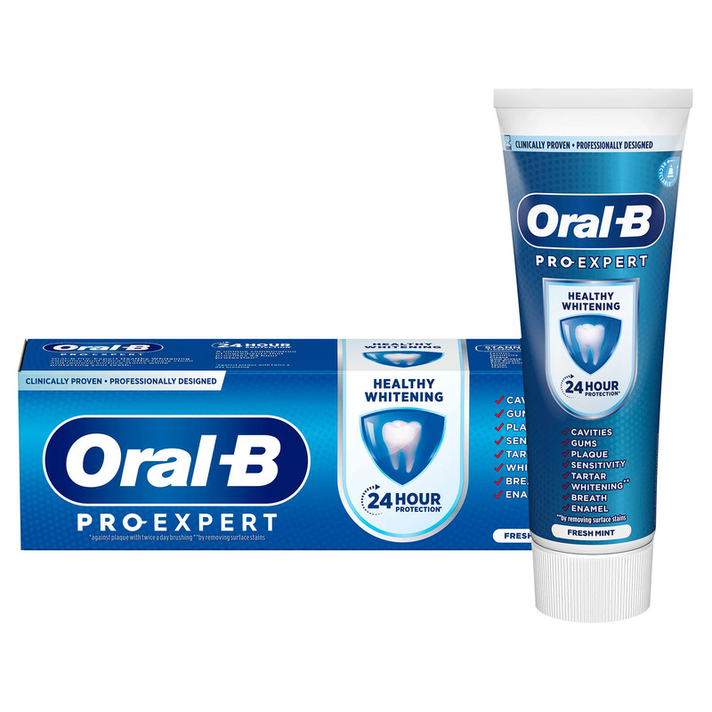 خمیر دندان اورال-بی مدل PRO-EXPERT HEALTHY WHITENING  حجم 75 میلی لیتر