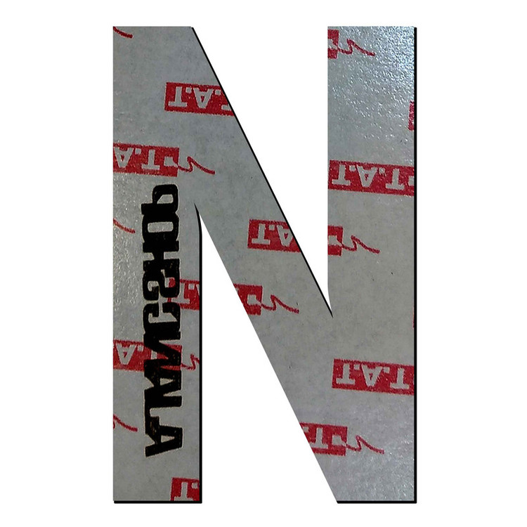 تابلو راهنما آژنگ طرح حروف لاتین کدN-341
